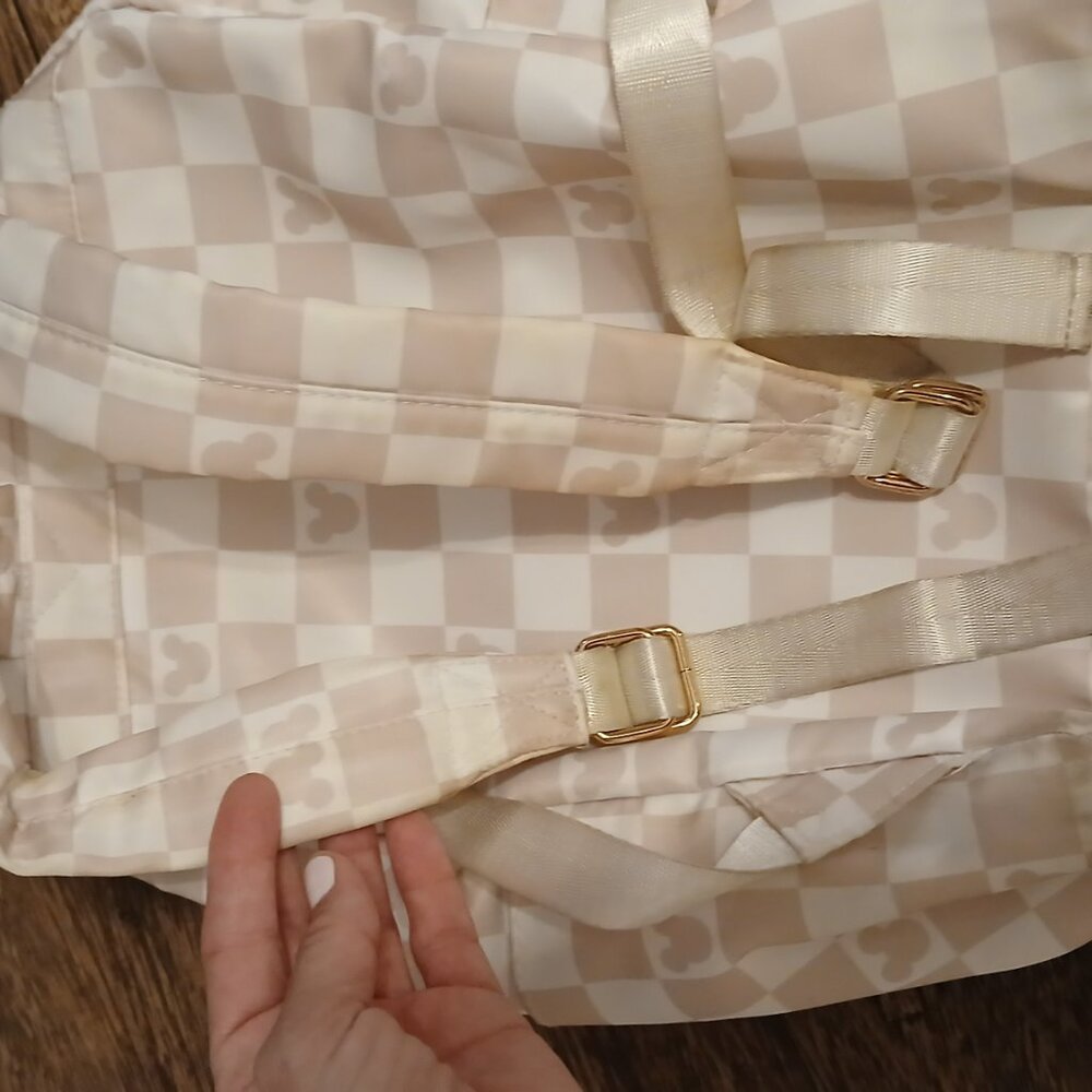 Checkered Mickey Mouse Backpack - image 4